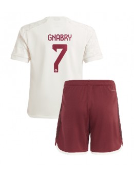Bayern Munich Serge Gnabry #7 Dječji Rezervni Dres kompleti 2023-24 Kratak Rukavima (+ kratke hlače)